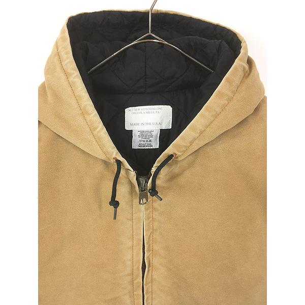 古着 USA製 SEZ SEW STITCHING INC セパポケ ブラウン ダック 防寒