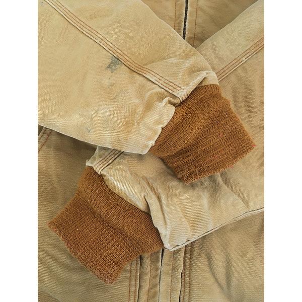 古着 USA製 SEZ SEW STITCHING INC セパポケ ブラウン ダック 防寒 パデット アクティブ パーカー ジャケット XXL 古着 USA製 SEZ SEW STITCHING INC セパポケ ブラウン ダック 防寒