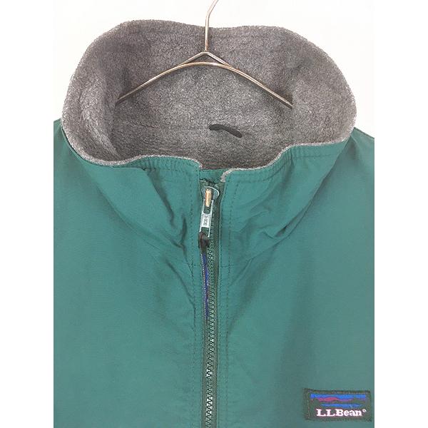 古着 90s LL Bean 「Warm-up Jacket」 フリース ライナー シェルド