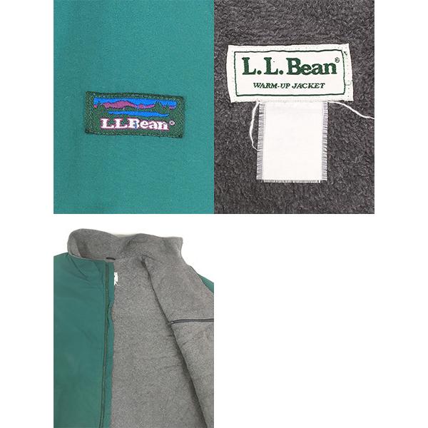 古着 90s LL Bean 「Warm-up Jacket」 フリース ライナー シェルド ウォームアップ ジャケット L位 古着 90s LL Bean 「Warm-up Jacket」 フリース ライナー シェルド