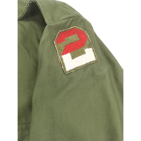 古着 50s 米軍 US ARMY M-51 中期型 ヘビー コットンサテン ミリタリー