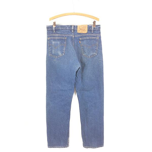 Levi's 90s USA製 505 デニムパンツ W34 濃青 古着 90s USA製 Levi's 505-0215 濃紺 ブルー デニム パンツ ジーンズ
