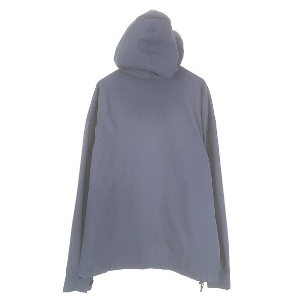 古着 70s WoolRich コットン ハーフジップ プルオーバーアノラック パーカー フーデッド ジャケット NAVY XL 古着 70s WoolRich コットン ハーフジップ プルオーバーアノラック