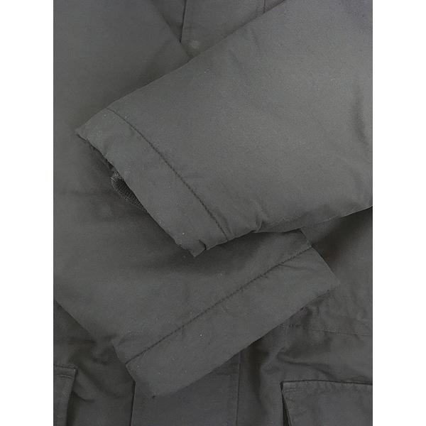 古着 90s LANDS' END フリース ライナー シェルド 2way フーデッド コート パーカー ブラック L 古着 90s LANDS' END フリース ライナー シェルド 2way フーデッド