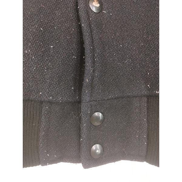 古着 90s Canada製 Canada Sportswear 本革 レザー メルトン ウール