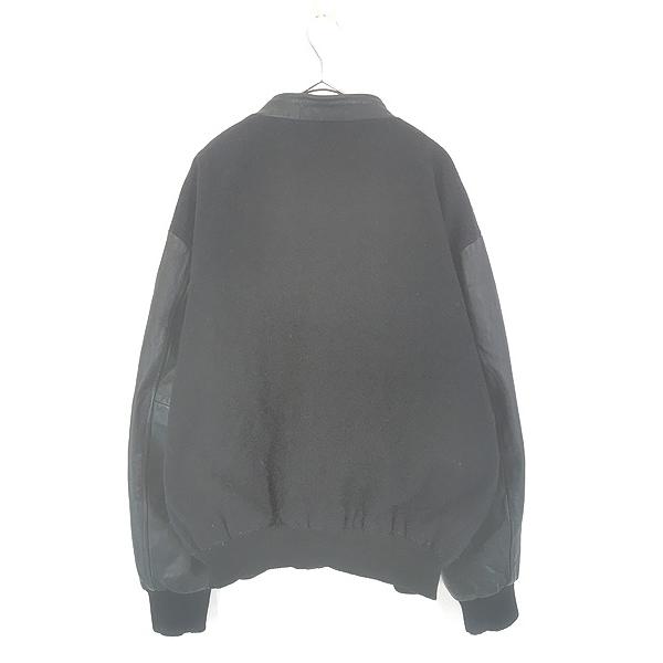 古着 90s Canada製 Canada Sportswear 本革 レザー メルトン ウール