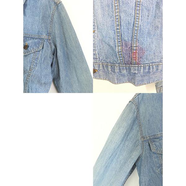古着 70s USA製 Levi's 70505-2415 4th シャンブレー デニム トラッカー ジャケット Gジャン 40位 古着 70s USA製 Levi's 70505-2415 4th シャンブレー デニム