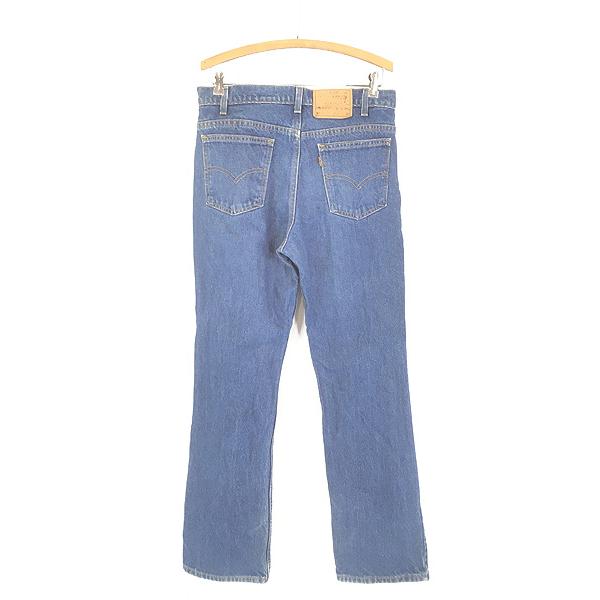 古着 90s USA製 Levi's 517-0215 濃紺 ブルー デニム ブーツカット