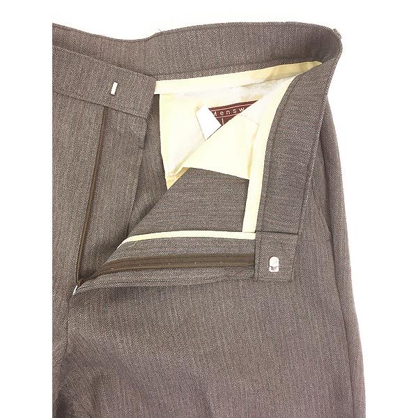 古着 80s Levi's Action Slacks ノータック ヘリンボーン ストライプ