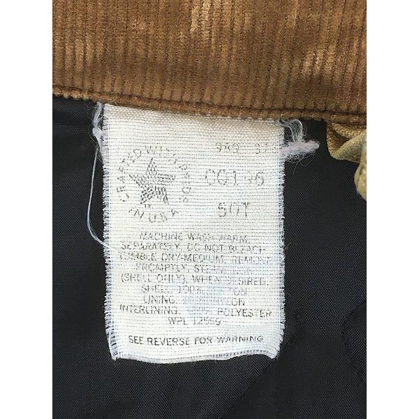 古着 80s USA製 Carhartt 「100周年記念」 ブラウン ダック パデット