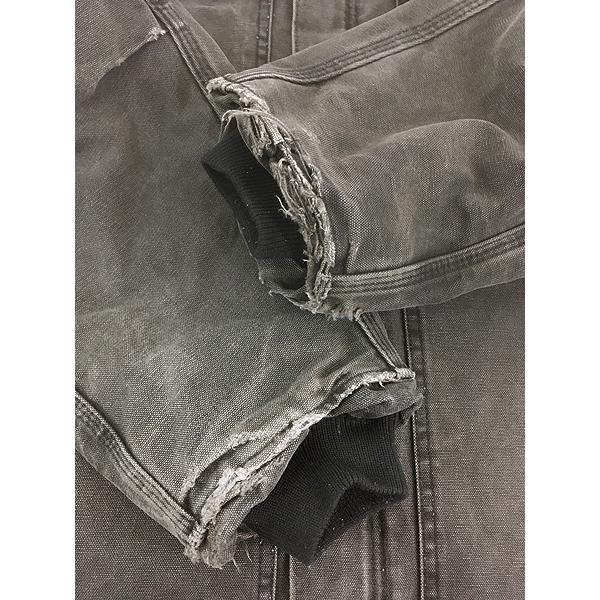 古着 90s- Carhartt フェード ブラック ダック パデット