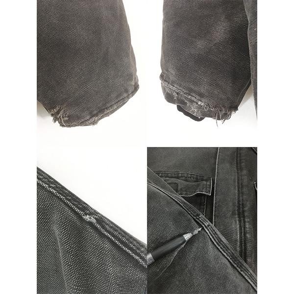 古着 90s- Carhartt フェード ブラック ダック パデット