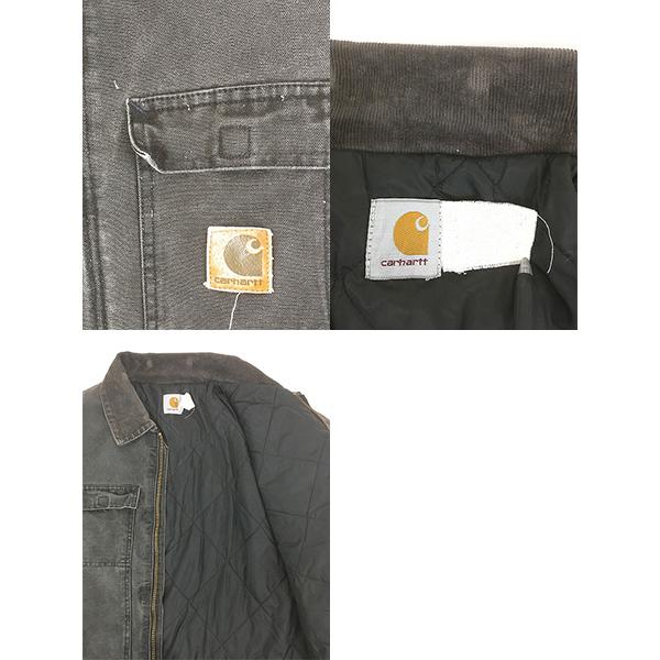 古着 90s- Carhartt フェード ブラック ダック パデット