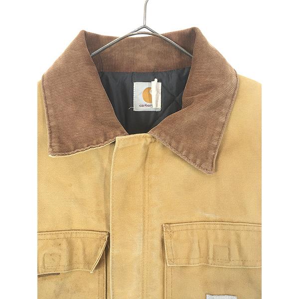 古着 90s- Carhartt ブラウン ダック パデット トラディショナル