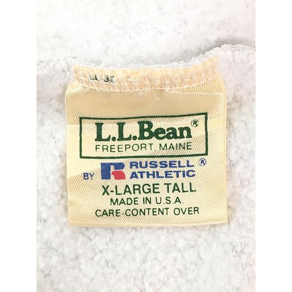 古着 90s USA製 LL Bean × Russell Wネーム 無地 プレーン スウェット
