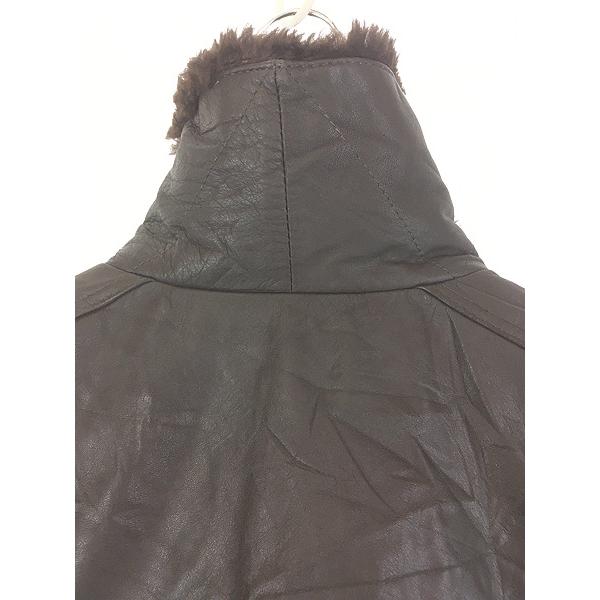 古着 80s Members Only ボア フリース ライナー スタンドカラー レザー