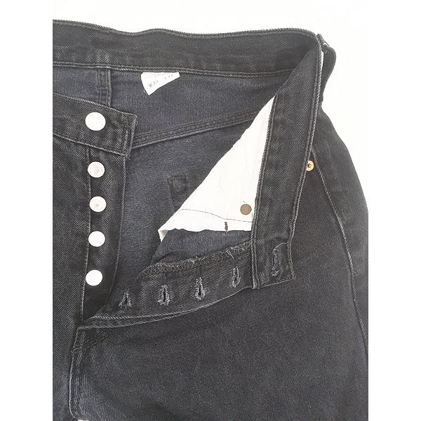 古着 00s Levi's 501-0660 インシーム シングル サルファ ブラック