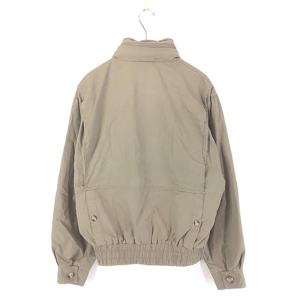 古着 80s Eddie Bauer チンスト 2way 比翼 コットンサテン