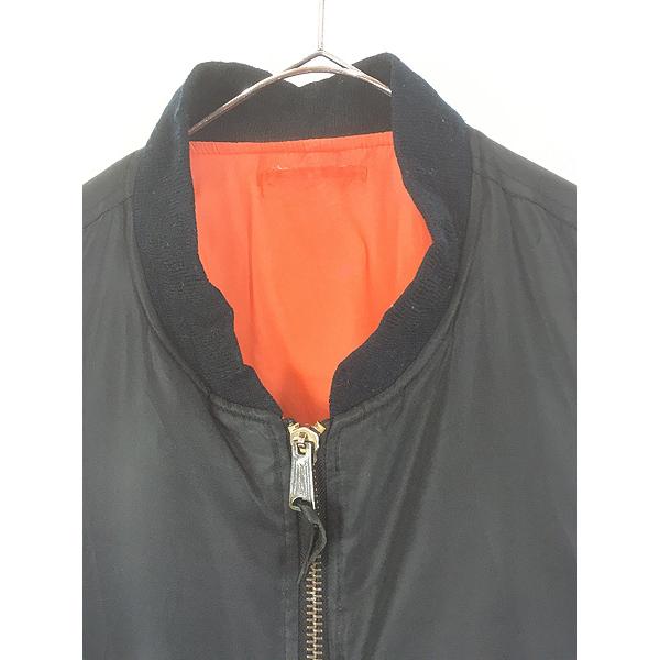 古着 90s ALPHA MA-1 「8279E (USAF)」 リバーシブル フライト