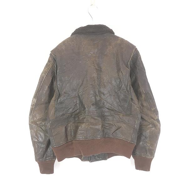 古着 70s 米軍 USN 「7823E」 G-1 本革 レザー ミリタリー フライト