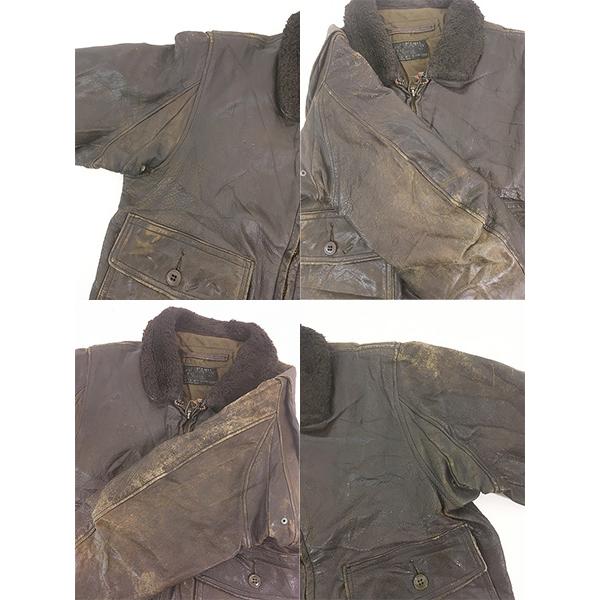 70'sビンテージ古着！アメリカ軍実物 G-1 レザーフライトジャケット 楽天市場】70s ビンテージ ☆ 76年製 米軍実物 US NAVY 本革 レザー G