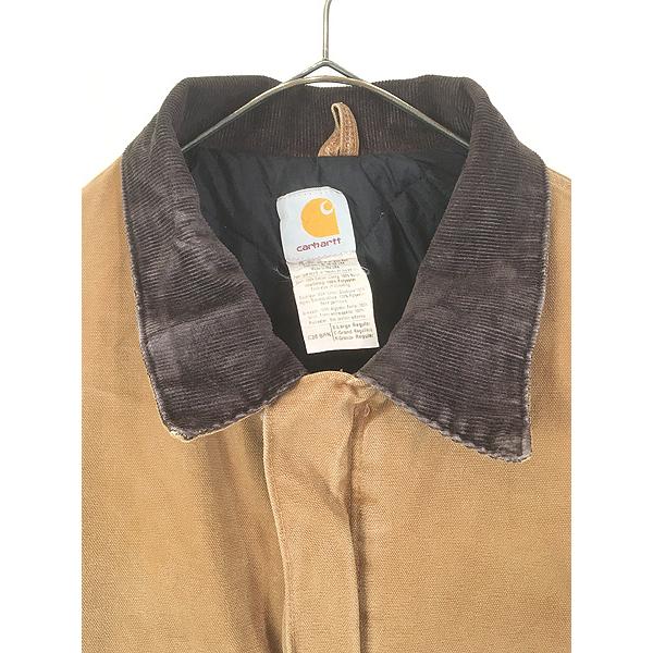 古着 00s USA製 Carhartt BRN ブラウン ダック パデット