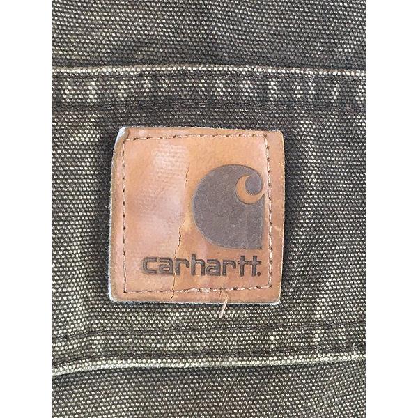 古着 10s Carhartt 裏ボア DKB ダークブラウン ダック サンドストーン