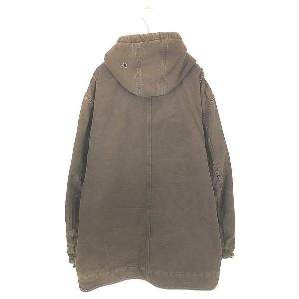 古着 10s Carhartt 裏ボア DKB ダークブラウン ダック トラディショナル ジャケット XL 古着 10s Carhartt 裏ボア DKB ダークブラウン ダック サンドストーン