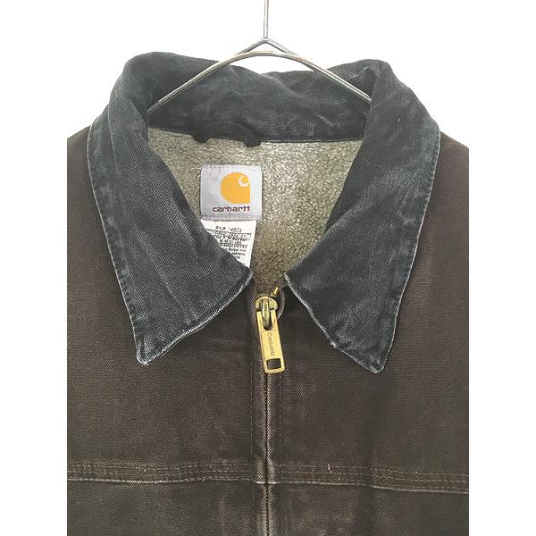 古着 00s Carhartt 裏ボア DKB ダークブラウン ダック サンドストーン
