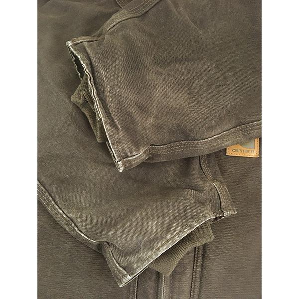 古着 00s Carhartt 裏ボア DKB ダークブラウン ダック サンドストーン