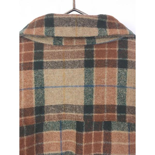 古着 00s- Pendleton 「Board Shirt」 ブラウン チェック 開襟