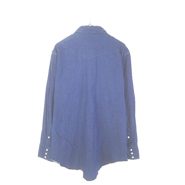 古着 80s USA製 Wrangler 70127MW 濃紺 ブルー デニム ウエスタン