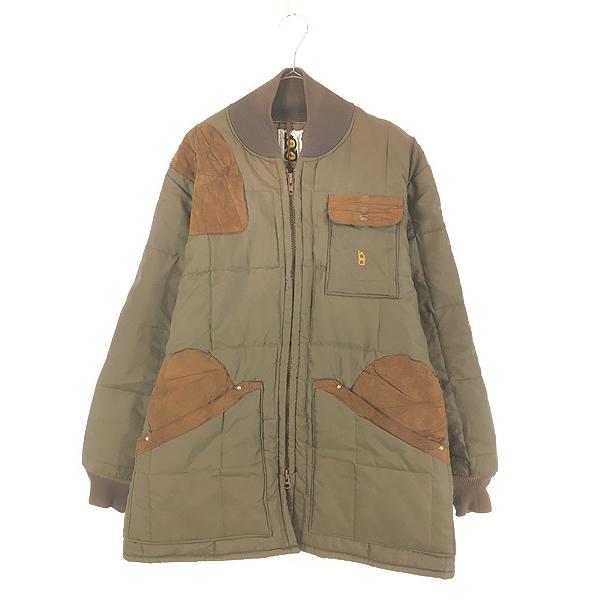 古着 80s USA製 Bob Allen フェイク スエード パッチ パデッド