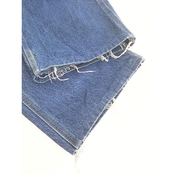 古着 00s USA製 Carhartt Wニー デニム ペインター ワーク パンツ W36