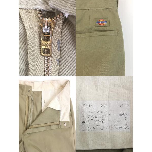 古着 90s USA製 Dickies コットンツイル ワーク チノ パンツ チノパン