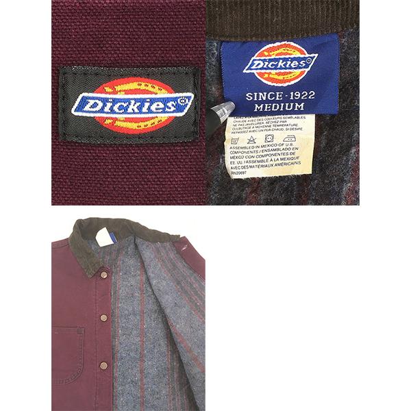 古着 90-00s Dickies ブランケット ライナー パープル ダック ワーク