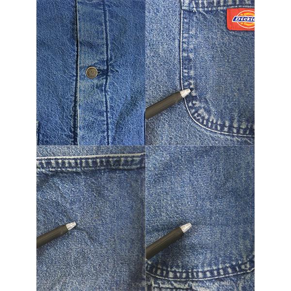 古着 90-00s Dickies ブランケット ライナー デニム ワーク