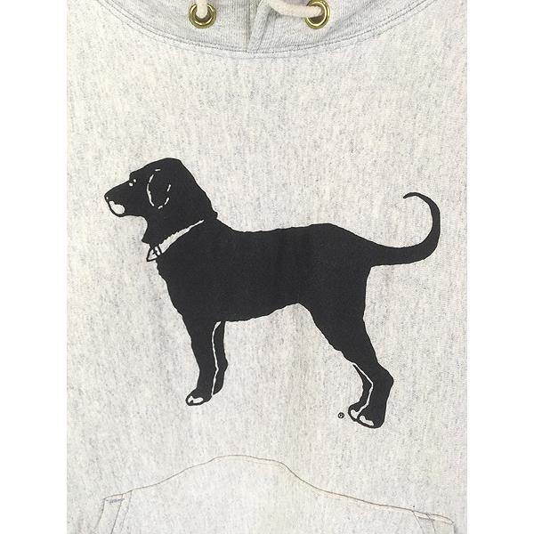 古着 90s USA製 kellsport 「Black Dog」 ワンちゃん リバース タイプ