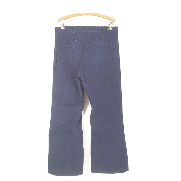 古着 80s 米軍 USN US NAVY ミリタリー 真紺 ブルー デニム セーラー