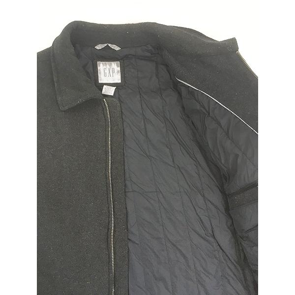 古着 00s GAP パデッド フランネル ウール スポーツ ジャケット 