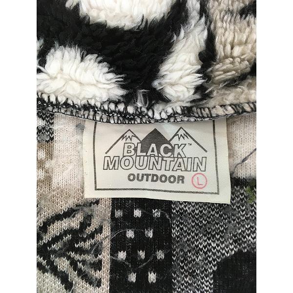 古着 90s USA製 BLACK MOUNTAIN シカ オオカミ クマ マルチ アニマル