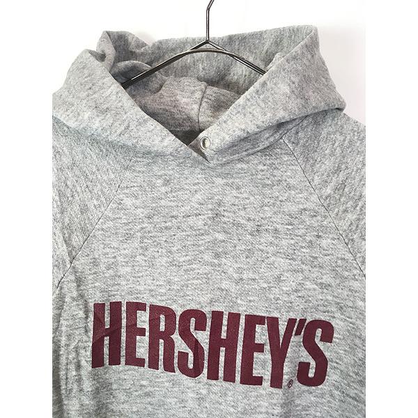 古着 80s USA製 HERSHEY'S ハーシーズ チョコレート 企業 スウェット