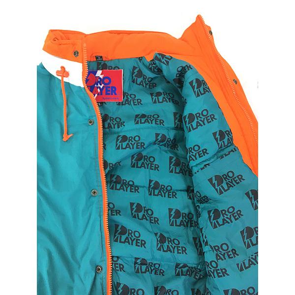 古着 NFL Miami Dolphins ドルフィンズ 2way ハーフジップ パデット ジャケット パーカー XL 古着 古着 NFL Miami Dolphins ドルフィンズ 2way ハーフジップ パデット