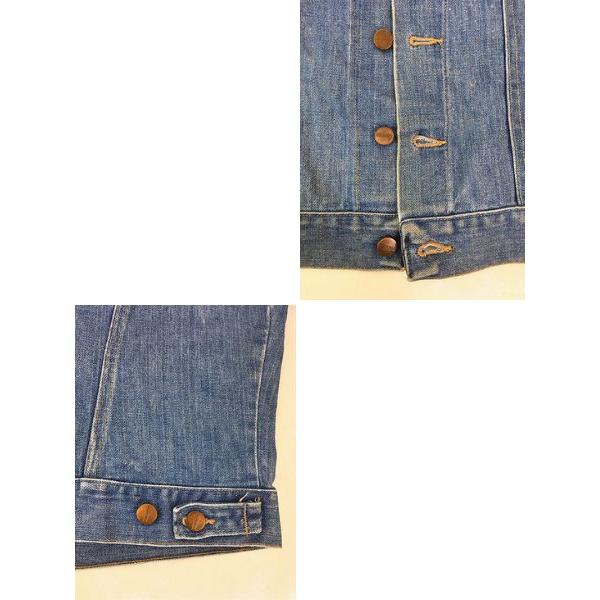 古着 70s USA製 BLUE BELL MAVERICK 斜めベル ブルー デニム