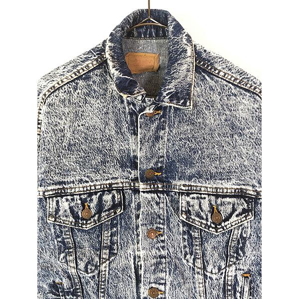 古着 80s USA製 Levi's 70507-0520 ケミカル アシッド デニム