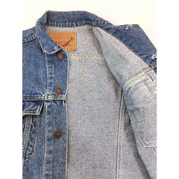 古着 80s Canada製 Levi's 75505-0212 4thタイプ ブルー デニム