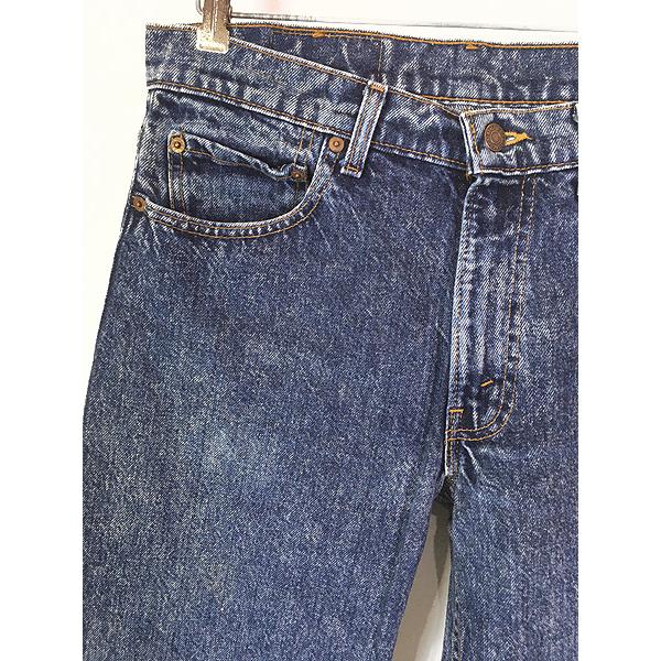 古着 90s USA製 Levi's 506-0212 ギャラクティック風 濃紺 ケミカル