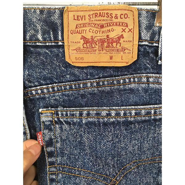 古着 90s USA製 Levi Levi's 506 デニムパンツ W33 L32