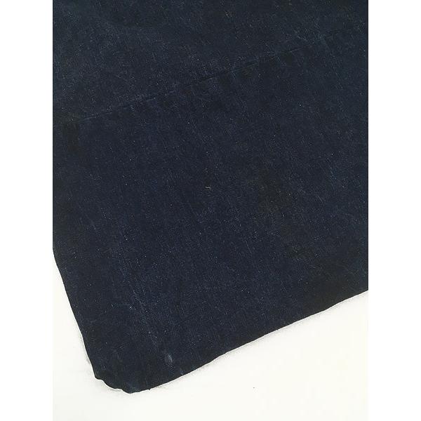 雑貨 古着 60-70s ミミ付 濃紺 インディゴ デニム 巾着型 ランドリー バッグ マチなし 雑貨 古着 60-70s ミミ付 濃紺 インディゴ デニム 巾着型 ランドリー