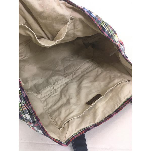 雑貨 古着 J Crew タータン チェック パッチワーク トート バッグ